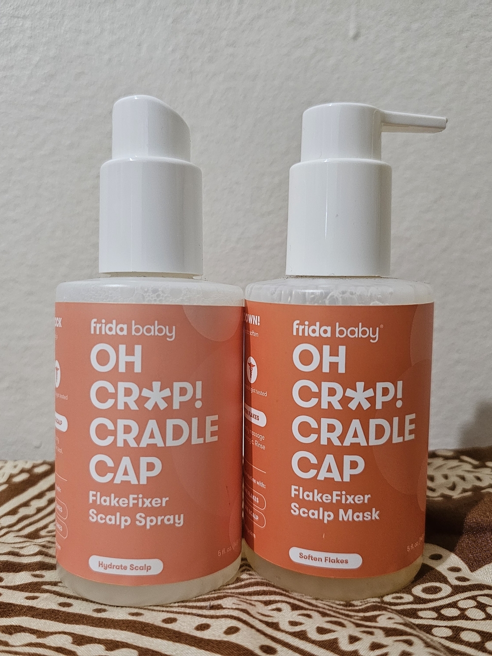 Oh Cr*p! Cradle Cap FlakeFixer Scalp Spray & Mask – Coral
